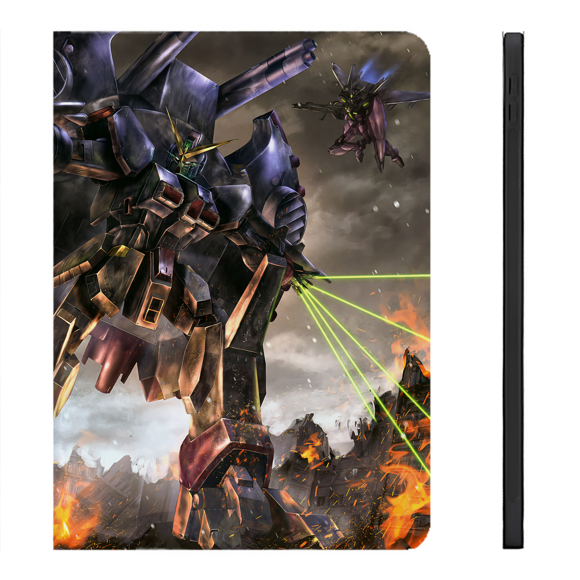 （画像用） 機動戦士ガンダム Mobile Suit Gundam IPadケース ペンホルダー付き ブックスタイルデザイン